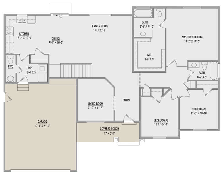 House Plan House Plan #27501 Drawing 1