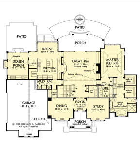 Main Floor  for House Plan #2865-00293