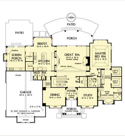House Plan House Plan #27502 Drawing 1
