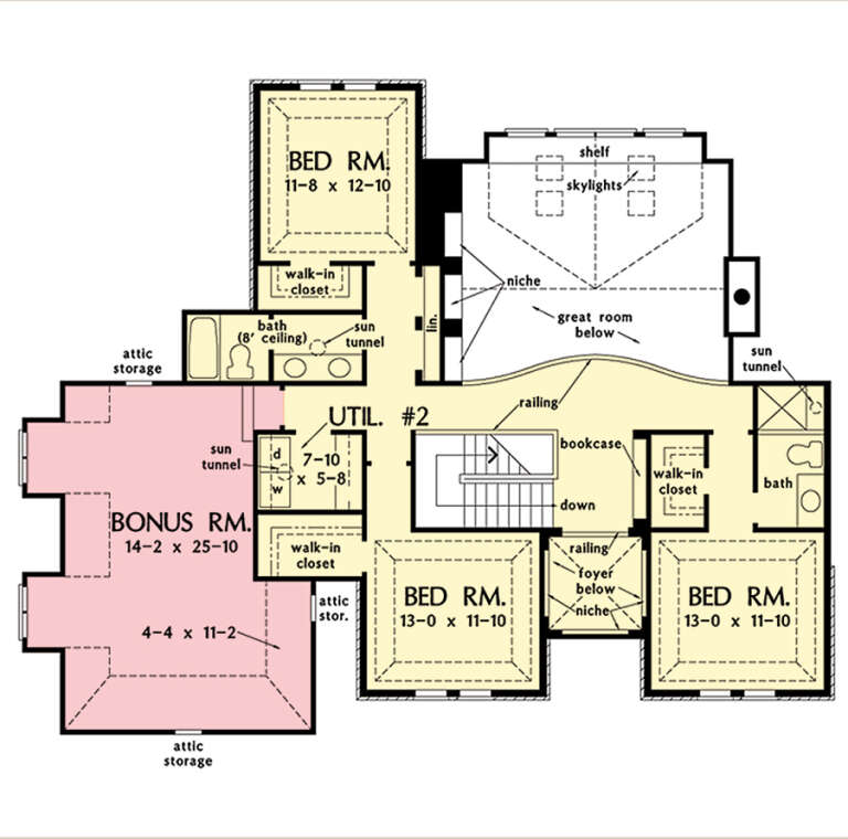 House Plan House Plan #27502 Drawing 2