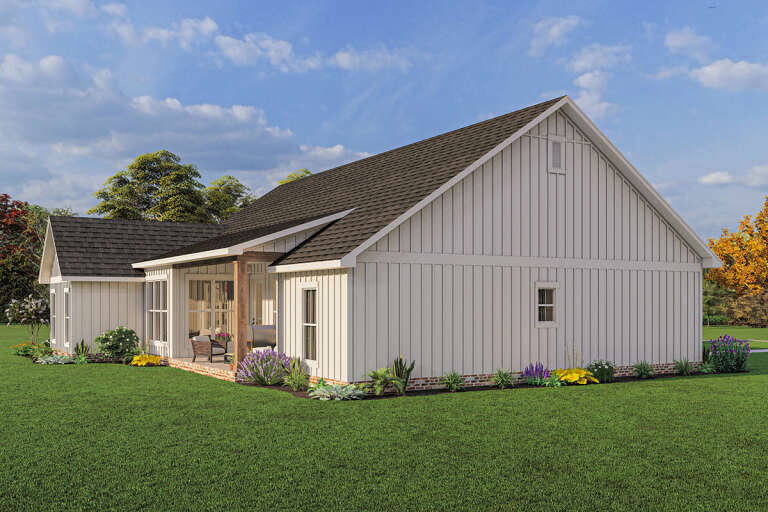 Modern Farmhouse House Plan #041-00290 Elevation Photo