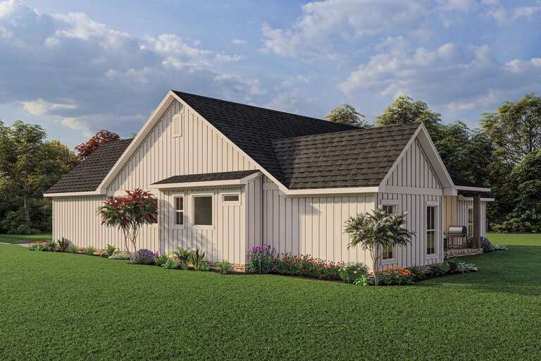 Modern Farmhouse House Plan #041-00290 Elevation Photo