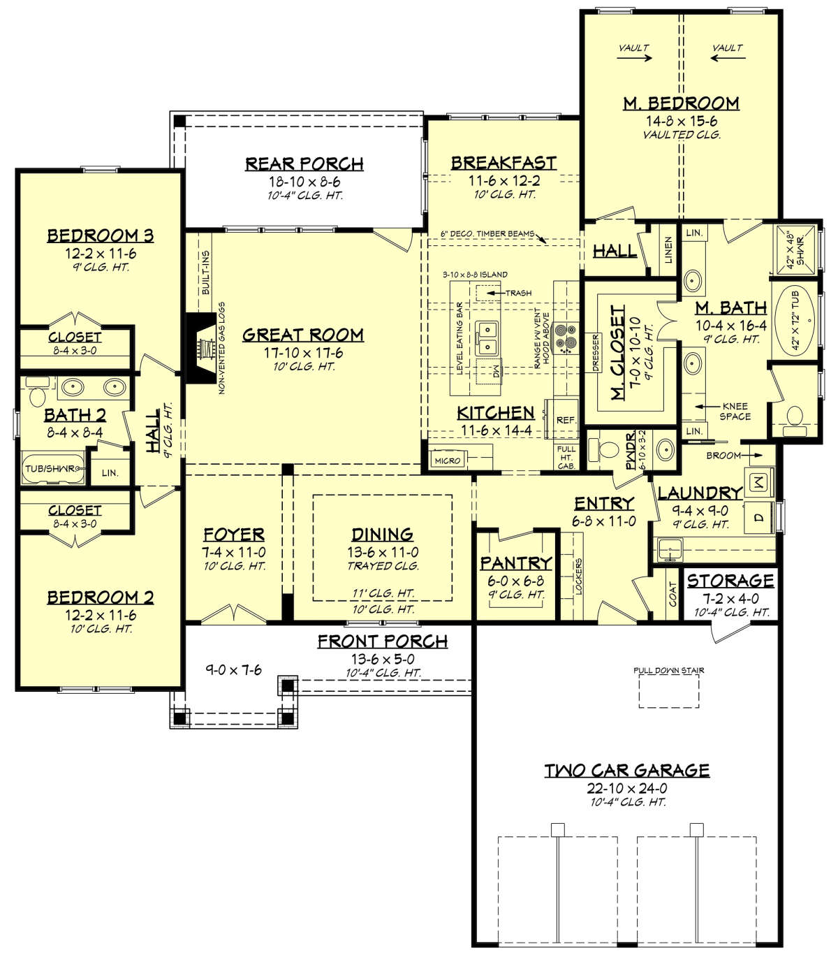 Main Floor  for House Plan #041-00290