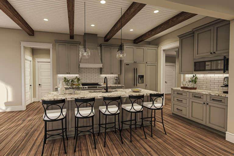Modern Farmhouse House Plan #041-00290 Additional Photo