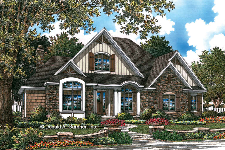 House Plan House Plan #27505 Front Elevation 