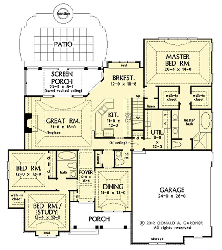 House Plan House Plan #27505 Drawing 1