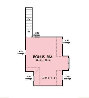 Bonus Room for House Plan #2865-00295