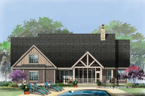 Southern House Plan #2865-00296 Elevation Photo