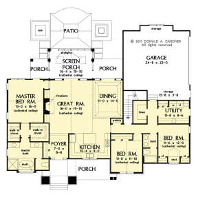 Main Floor  for House Plan #2865-00296