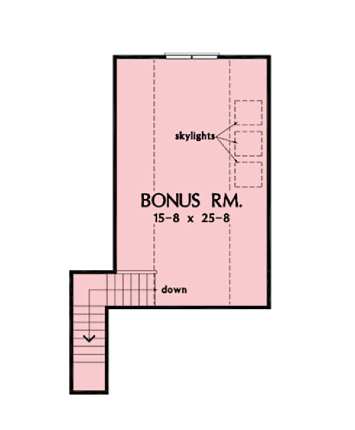 Bonus Room for House Plan #2865-00296