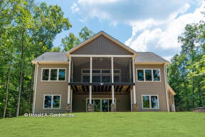 Lake Front House Plan #2865-00297 Elevation Photo