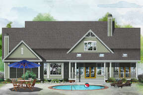 Country House Plan #2865-00299 Elevation Photo