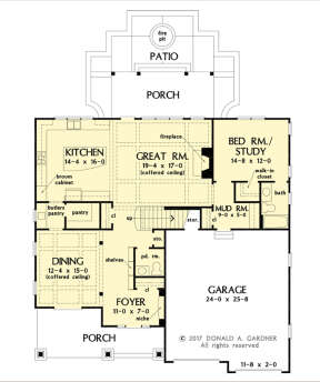 Main Floor  for House Plan #2865-00300
