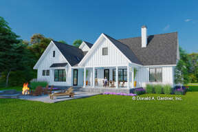 Modern Farmhouse House Plan #2865-00301 Elevation Photo