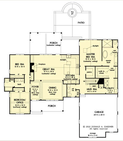 Main Floor  for House Plan #2865-00301