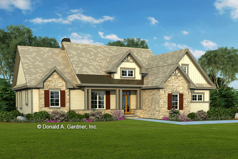 House Plan House Plan #27512 Front Elevation 