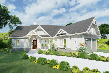 Craftsman House Plan #699-00303 Elevation Photo