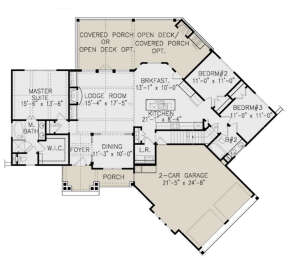 Main Floor  for House Plan #699-00303