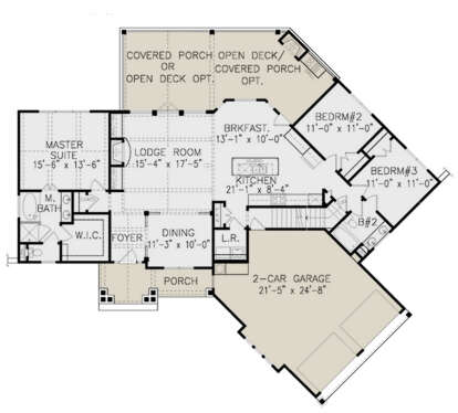 House Plan House Plan #27516 Drawing 1