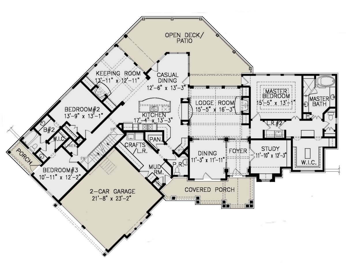 Main Floor  for House Plan #699-00304