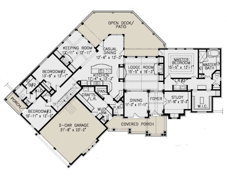 House Plan House Plan #27521 Drawing 1