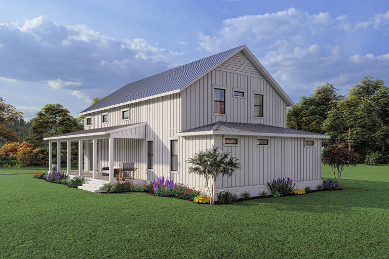 Barn House Plan #041-00291 Elevation Photo