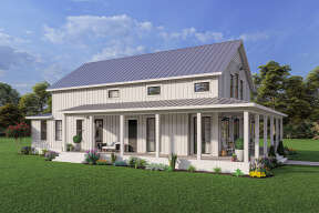 Barn House Plan #041-00291 Elevation Photo