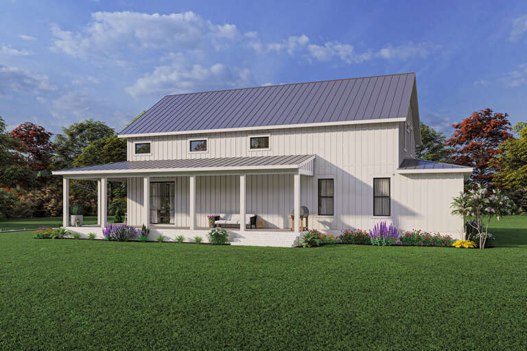 Barn House Plan #041-00291 Elevation Photo