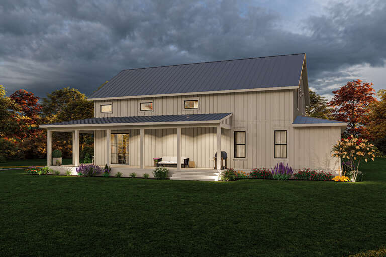 Barn House Plan #041-00291 Elevation Photo