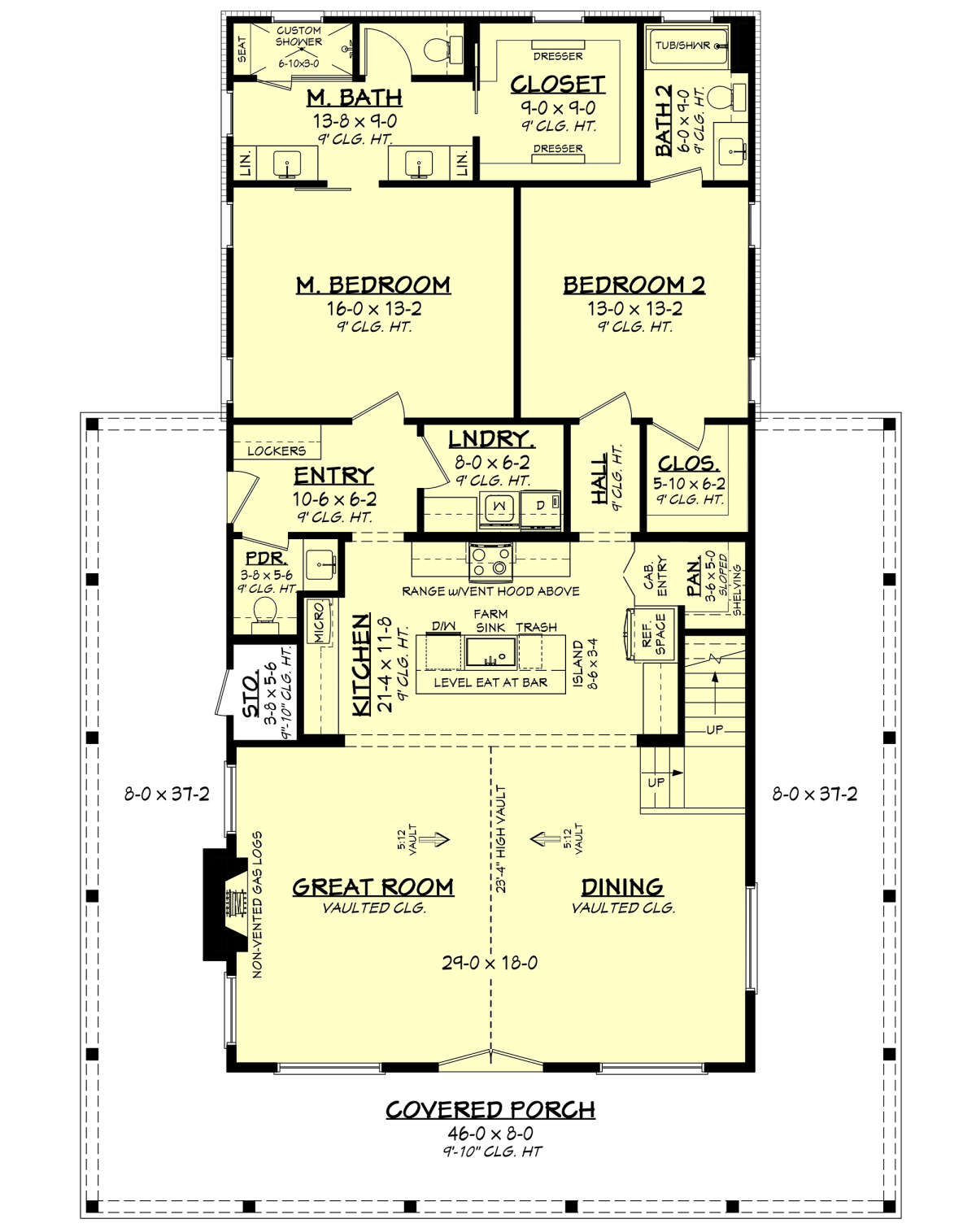 Main Floor  for House Plan #041-00291