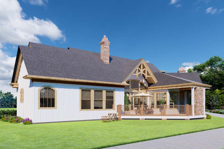 Craftsman House Plan #699-00305 Elevation Photo