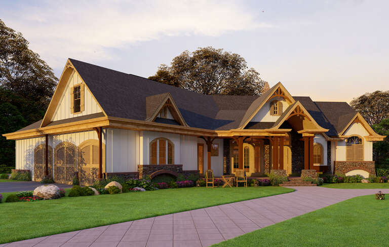 Craftsman House Plan #699-00305 Elevation Photo