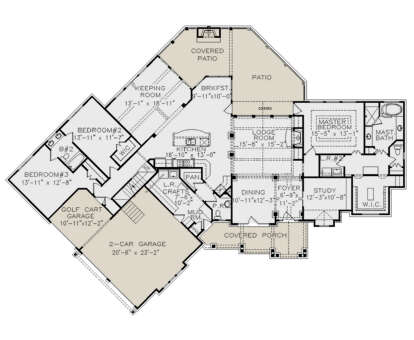 Main Floor  for House Plan #699-00305