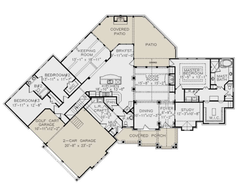 House Plan House Plan #27523 Drawing 1
