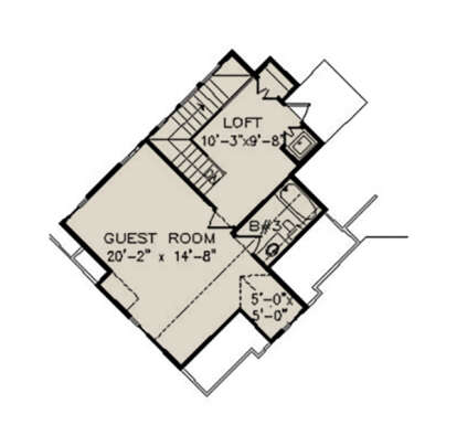 Optional Second Floor for House Plan #699-00305