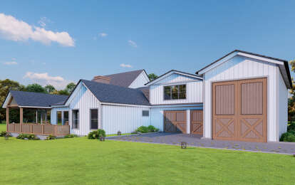 Barn House Plan #699-00306 Elevation Photo