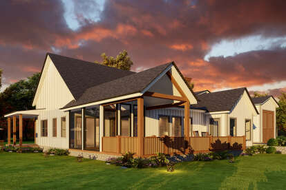 Barn House Plan #699-00306 Elevation Photo