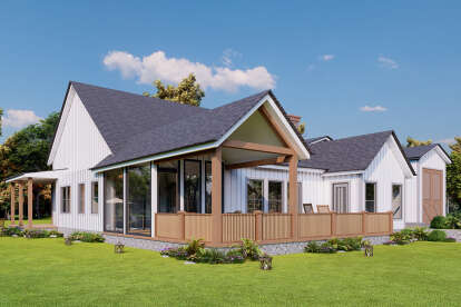 Barn House Plan #699-00306 Elevation Photo