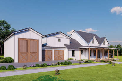 Barn House Plan #699-00306 Elevation Photo