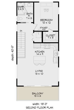Second Floor for House Plan #940-00568
