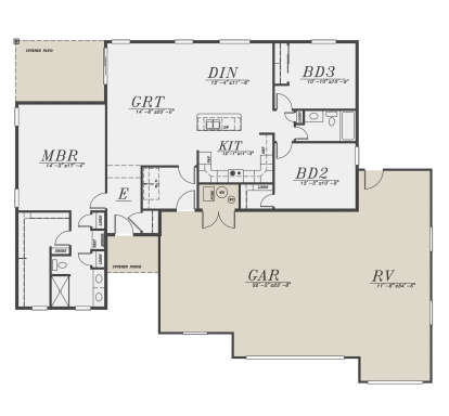 Main Floor  for House Plan #5244-00012