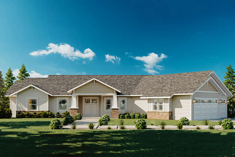 House Plan House Plan #27529 Front Elevation 