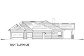 Craftsman House Plan #7666-00001 Elevation Photo