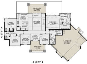 Main Floor  for House Plan #7666-00001