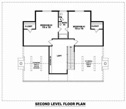 Floorplan 2 for House Plan #053-00414