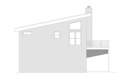 Modern House Plan #940-00569 Elevation Photo