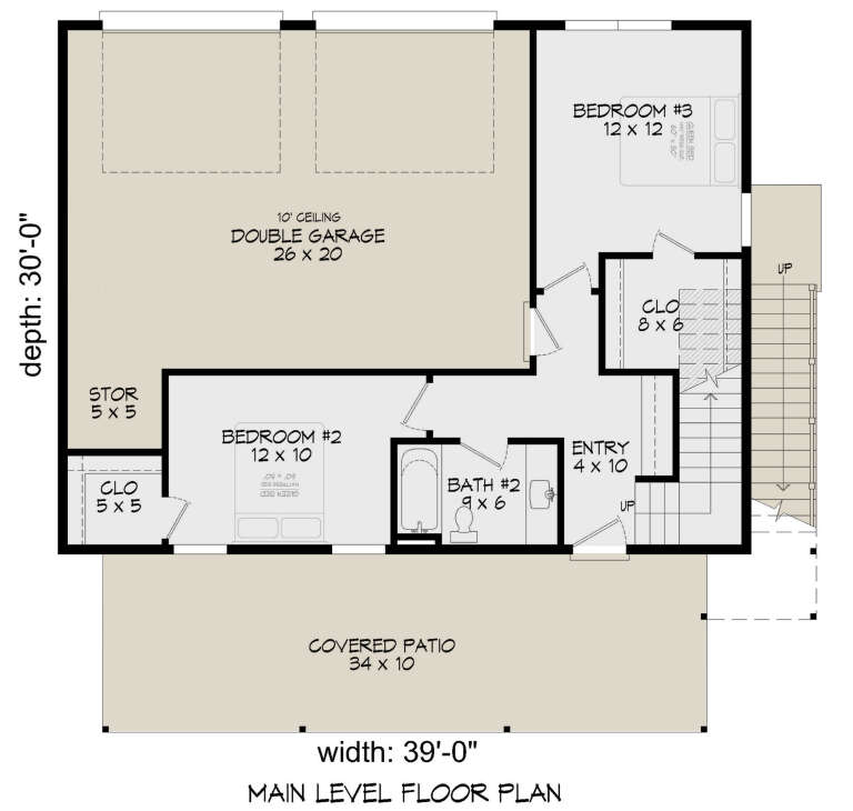 House Plan House Plan #27530 Drawing 1