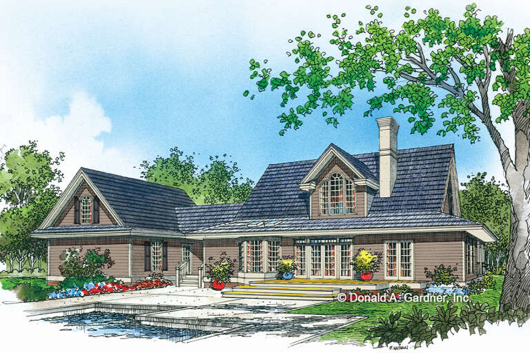 Country House Plan #2865-00303 Elevation Photo