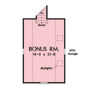 Bonus Room for House Plan #2865-00304
