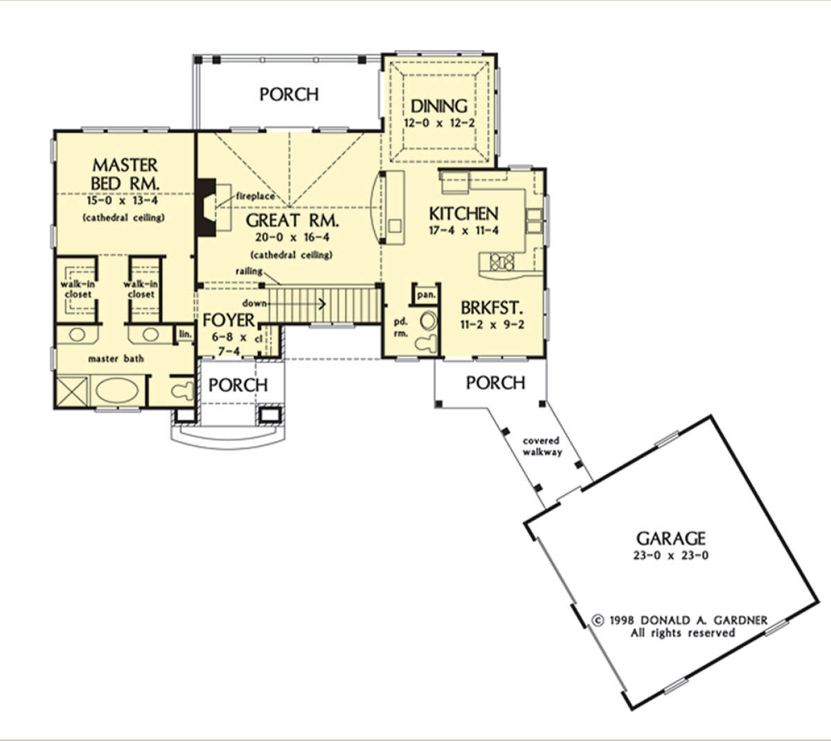 Main Floor  for House Plan #2865-00305